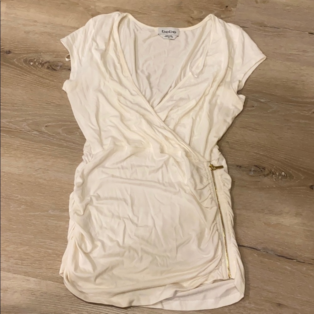 Bebe offwhite shirt